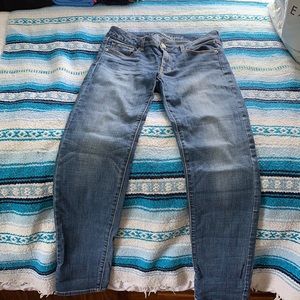 American eagle skinny medium wash jean